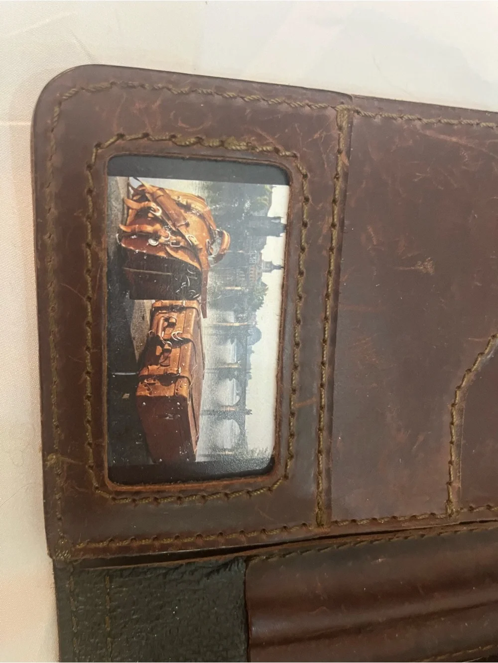 Saddleback Leather Big Wallet in Chestnut